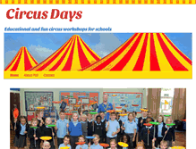 Tablet Screenshot of circusdays.co.uk